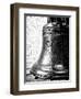 The Liberty Bell, Philadelphia, Pennsylvania, United States, Black and White Photography-Philippe Hugonnard-Framed Premium Photographic Print