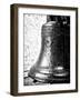 The Liberty Bell, Philadelphia, Pennsylvania, United States, Black and White Photography-Philippe Hugonnard-Framed Photographic Print