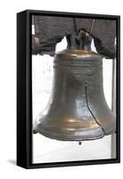 The Liberty Bell Rung in July 1776 from Independence Hall-Jean-Pierre De Mann-Framed Stretched Canvas