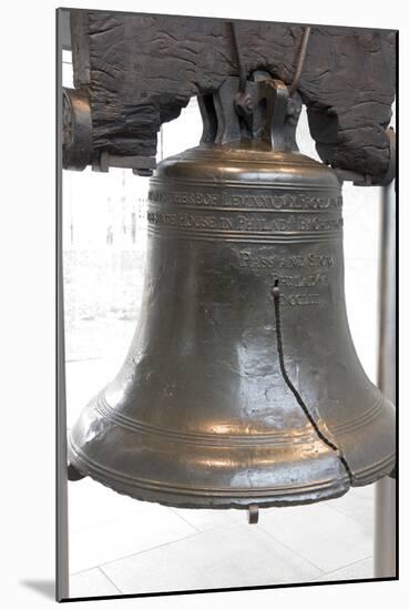 The Liberty Bell Rung in July 1776 from Independence Hall-Jean-Pierre De Mann-Mounted Photographic Print