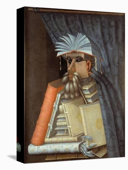 The Librarian-Giuseppe Arcimboldo-Stretched Canvas