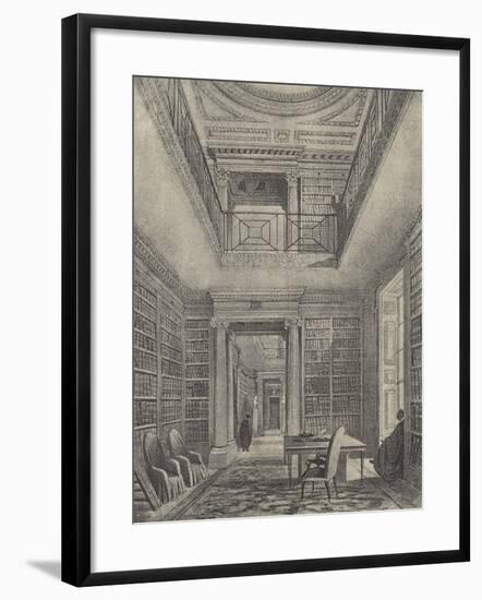 The Library, 1844-null-Framed Giclee Print