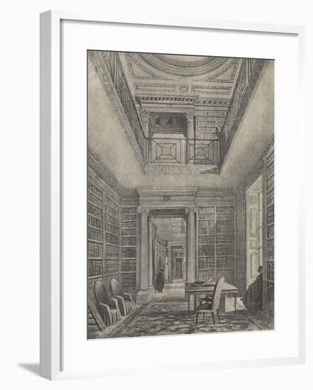 The Library, 1844-null-Framed Giclee Print