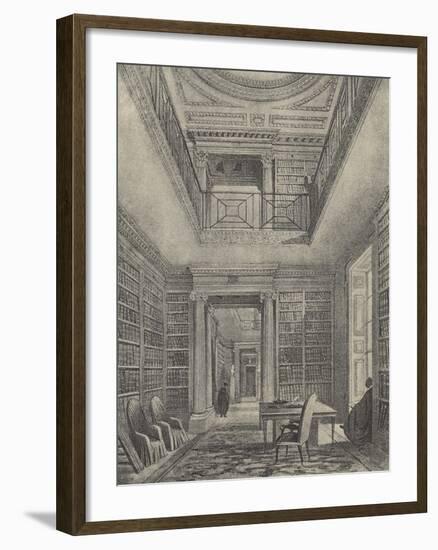 The Library, 1844-null-Framed Giclee Print