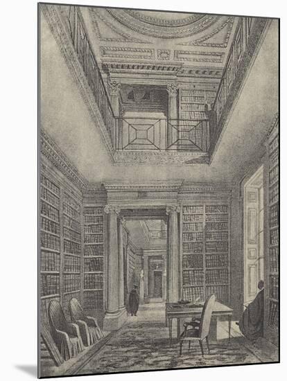 The Library, 1844-null-Mounted Giclee Print