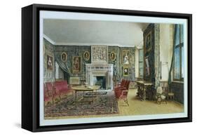 The Library, Hardwick, 1828-William Henry Hunt-Framed Stretched Canvas