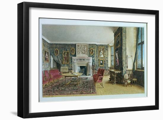 The Library, Hardwick, 1828-William Henry Hunt-Framed Giclee Print