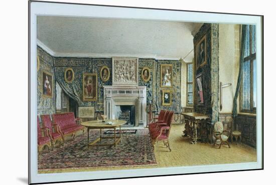 The Library, Hardwick, 1828-William Henry Hunt-Mounted Giclee Print