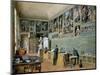 The Library, in Use as an Office of the Ambraser Gallery in the Lower Belvedere, 1879-Carl Goebel-Mounted Giclee Print