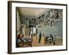 The Library, in Use as an Office of the Ambraser Gallery in the Lower Belvedere, 1879-Carl Goebel-Framed Giclee Print