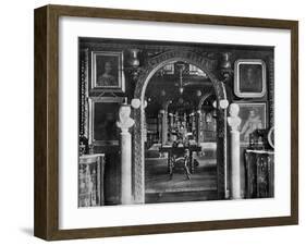 The Library, Keir House, Bridge of Allan, Stirlingshire, Scotland, 1924-1926-Valentine & Sons-Framed Giclee Print