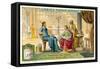 The Library of Alexandria, 300 BC-null-Framed Stretched Canvas