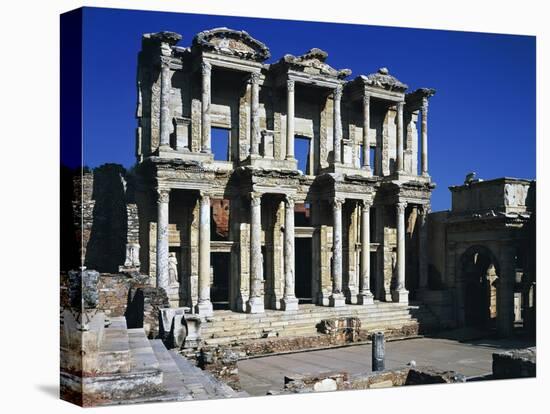 The Library of Celsus-null-Stretched Canvas