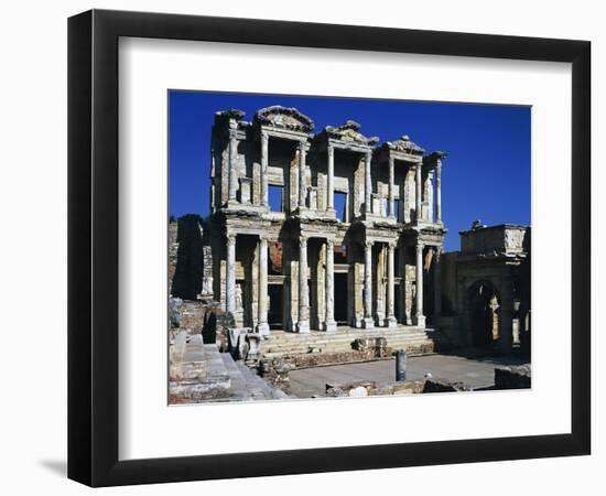 The Library of Celsus-null-Framed Premium Giclee Print