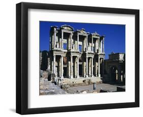 The Library of Celsus-null-Framed Premium Giclee Print