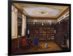 The Library of Count Henryk Ilinsky in Romaniv, 1824-null-Framed Giclee Print