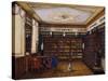 The Library of Count Henryk Ilinsky in Romaniv, 1824-null-Stretched Canvas