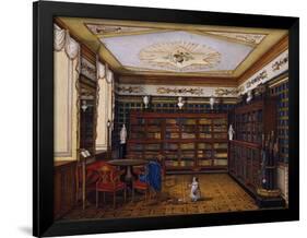 The Library of Count Henryk Ilinsky in Romaniv, 1824-null-Framed Giclee Print