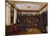 The Library of Count Henryk Ilinsky in Romaniv, 1824-null-Stretched Canvas