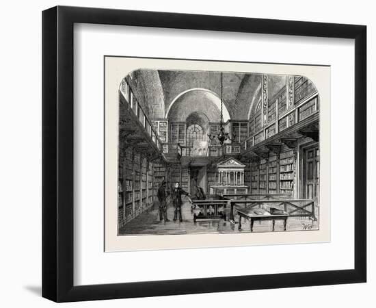 The Library of St. Paul's London-null-Framed Giclee Print