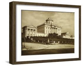 The Library of the Moscow Public Museum and Rumiantsev Museum, Russia, 1900s-null-Framed Giclee Print