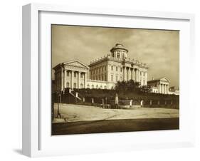 The Library of the Moscow Public Museum and Rumiantsev Museum, Russia, 1900s-null-Framed Giclee Print