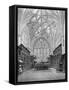 The Library of Winchester College-William Bennett-Framed Stretched Canvas