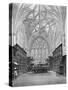 The Library of Winchester College-William Bennett-Stretched Canvas