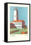 The Library, SDSU, San Diego, California-null-Framed Stretched Canvas