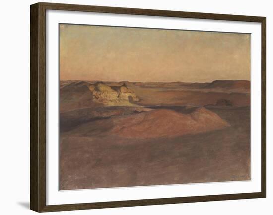 The Libyan Desert, Sunset-Sir William Blake Richmond-Framed Giclee Print