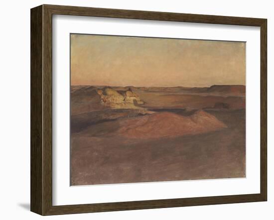 The Libyan Desert, Sunset-Sir William Blake Richmond-Framed Giclee Print