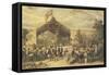 The Licensed Victuallers' Annual Dinner, Mermaid Tavern, Hackney, 1866-George Hunt-Framed Stretched Canvas