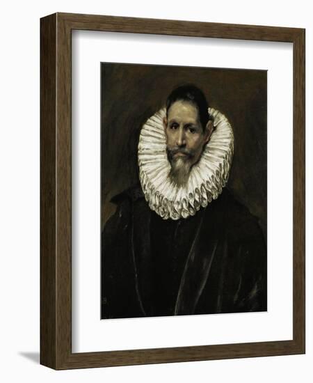 The Licentiate Jeronimo De Cevallos (Born Between 1559 and 1562), Painted Around 1604-El Greco-Framed Giclee Print