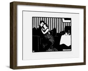 The Lie, 1897-98-Félix Vallotton-Framed Premium Giclee Print