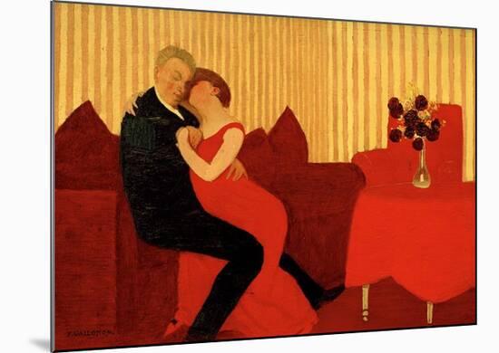 The Lie, 1898-Félix Vallotton-Mounted Giclee Print