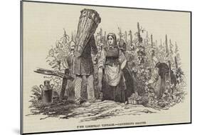 The Liebfrau Vintage, Gathering Grapes-null-Mounted Giclee Print