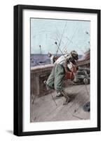 The Life & Adventures of Robinson Crusoe by Defoe-Joseph Finnemore-Framed Giclee Print