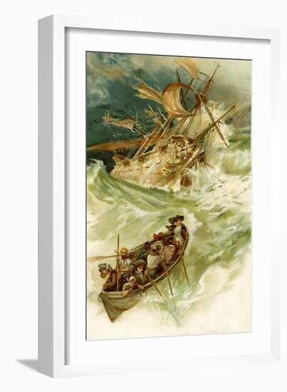 The Life & Adventures of Robinson Crusoe-Joseph Finnemore-Framed Giclee Print