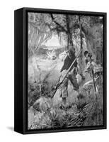 The Life & Adventures of Robinson Crusoe-Joseph Finnemore-Framed Stretched Canvas