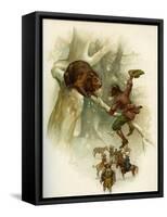 The Life & Adventures of Robinson Crusoe-Joseph Finnemore-Framed Stretched Canvas