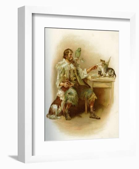 The Life & Adventures of Robinson Crusoe-Joseph Finnemore-Framed Giclee Print