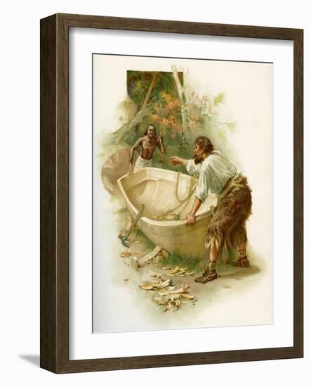 The Life & Adventures of Robinson Crusoe-Joseph Finnemore-Framed Giclee Print