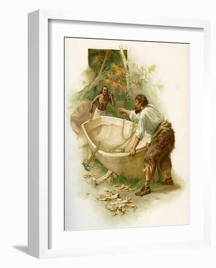 The Life & Adventures of Robinson Crusoe-Joseph Finnemore-Framed Giclee Print