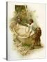 The Life & Adventures of Robinson Crusoe-Joseph Finnemore-Stretched Canvas