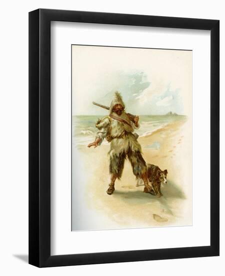 The Life & Adventures of Robinson Crusoe-Joseph Finnemore-Framed Premium Giclee Print