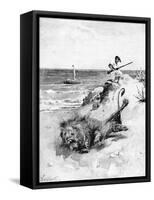 The Life & Adventures of Robinson Crusoe-Joseph Finnemore-Framed Stretched Canvas