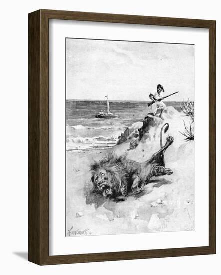 The Life & Adventures of Robinson Crusoe-Joseph Finnemore-Framed Giclee Print