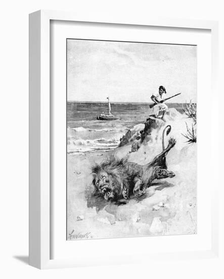 The Life & Adventures of Robinson Crusoe-Joseph Finnemore-Framed Giclee Print