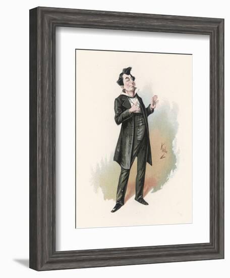 The Life and Adventures of Martin Chuzzlewit-Joseph Clayton Clarke-Framed Art Print