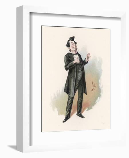 The Life and Adventures of Martin Chuzzlewit-Joseph Clayton Clarke-Framed Art Print